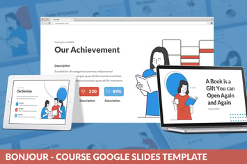 Bonjour - Course Google Slides Template