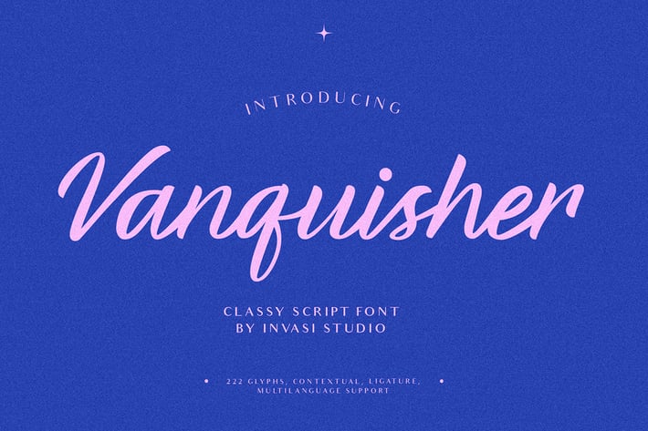 Vanquisher - Classic Script Font