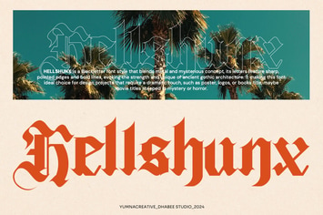 Hellshunx - Classic Blackletter Font