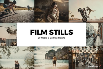 20 Film Stills Lightroom Presets & LUTs
