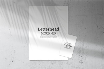 Realistic Stationary mockup m1