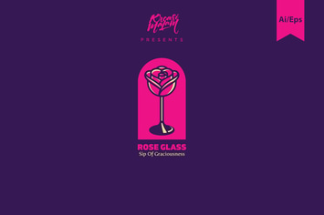 Rose Glass Logo Template
