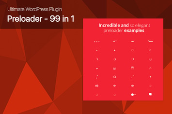 Ultimate WordPress Preloader - 99 CSS3 Preloaders