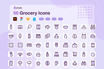 Lylac - Grocery Icons