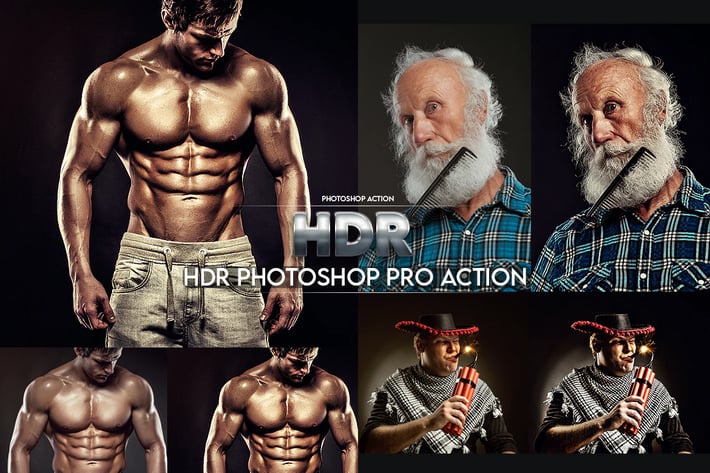 HDR Photoshop Pro Action