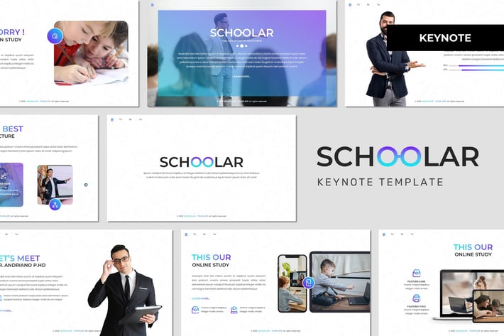 Schoolar - Education Keynote Template