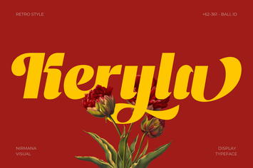 Keryla Retro - Logo Font