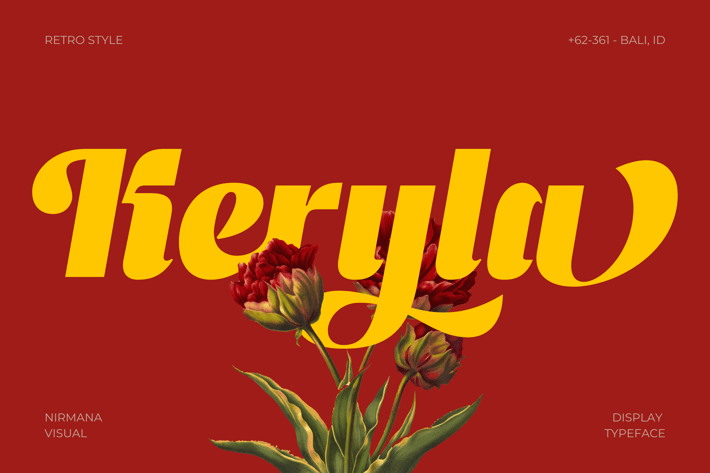 Keryla Retro - Logo Font