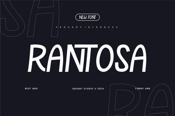 Rantosa - Modern Sans Font