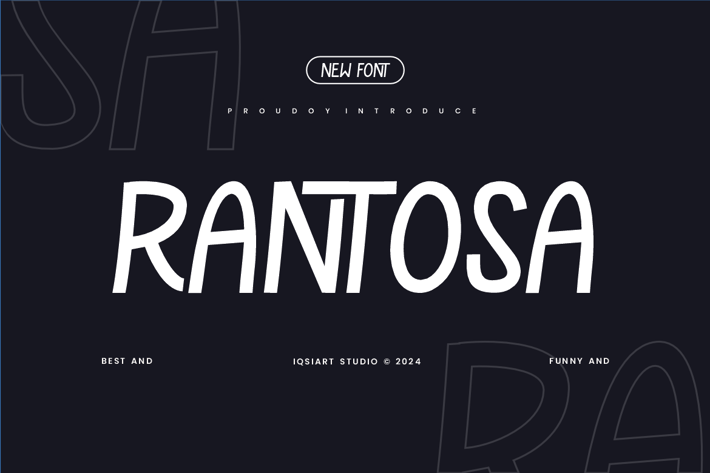 Rantosa - Modern Sans Font