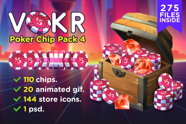 VOKR - Poker Chip Pack 4