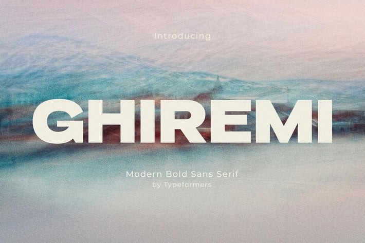 Ghiremi  - Modern Bold Sans Serif
