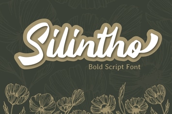 Silintho - Bold Script Font