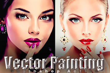 Vector Painting Photoshop Action