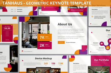 Tanhaus - Geometric Keynote Template