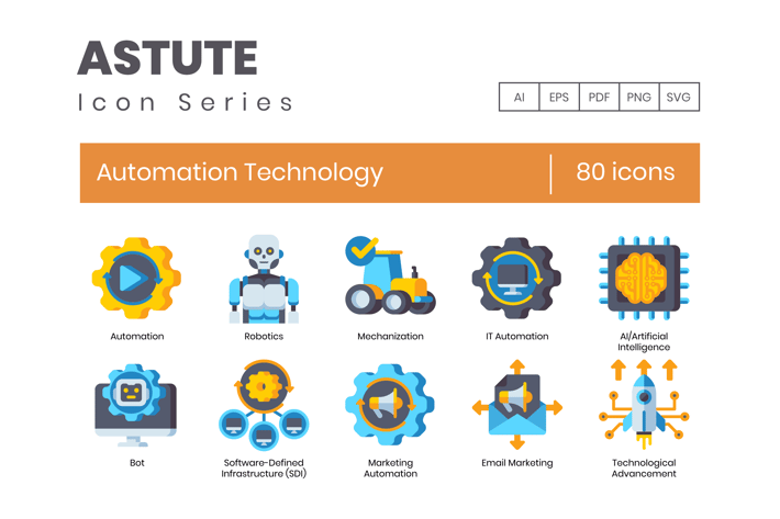 Automation Technology Icons