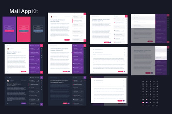Mail App Kit for Tablet 