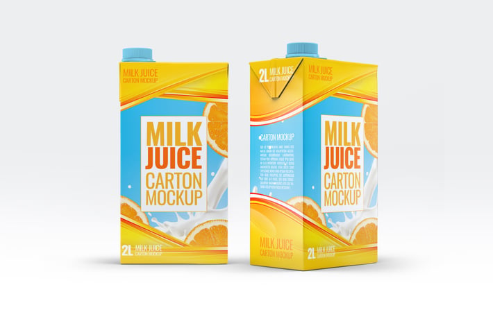 Milk or Juice Carton Mock-Up v.2