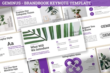 Geminus - BrandBook Keynote Template