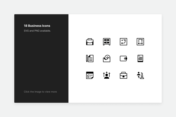 Business Icons - Line style