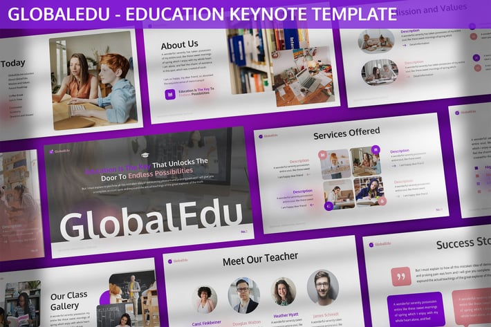 Globaledu - Education Keynote Template