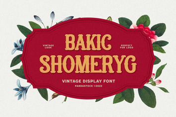 Bakic Shomeryg - Vintage Cursive Font