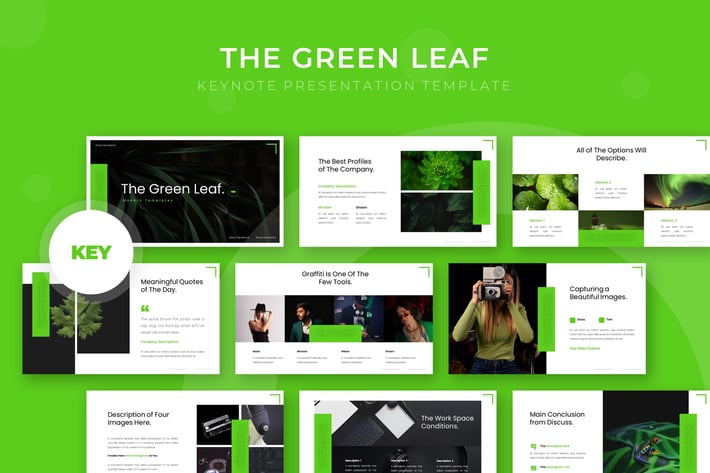 The Green Leaf - Keynote Template