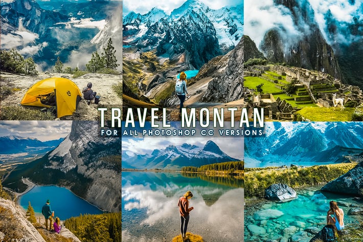 Travel Landscap Photoshop Actions 
