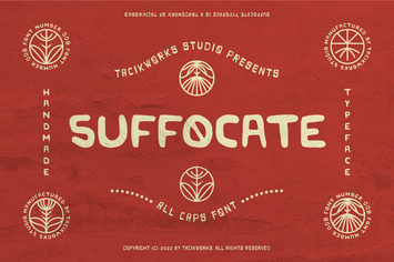 Suffocate Typeface
