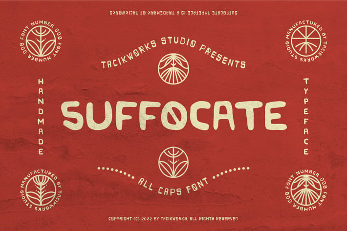 Suffocate Typeface