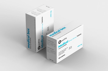 Medical Box Mock-Up Template