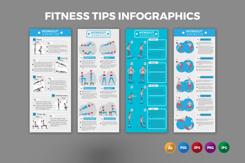 Fitness Tips – Infographics Design