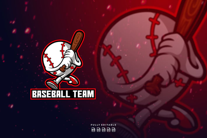 Baseball Team Logo Template