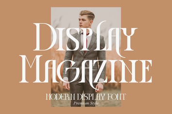 Display Magazine Modern Display Font