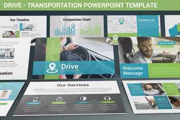 Drive - Transportation Powerpoint Template