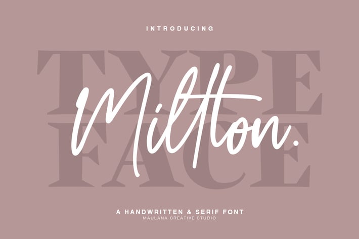 Millton - Font Duo