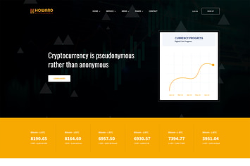 Howard - React JS Crypto Currency Template