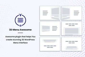Stunning 3D Off Canvas Menu WordPress Plugin