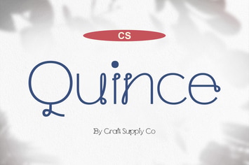 Quince – Cute Font