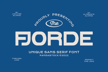 Fjorde Fun Sans Serif Fonts