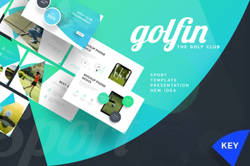 Golfin - Sport Keynote Template