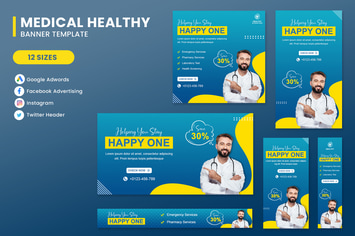 Medical Banner Set Template