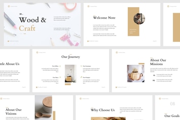 Wood & Craft Powerpoint Template