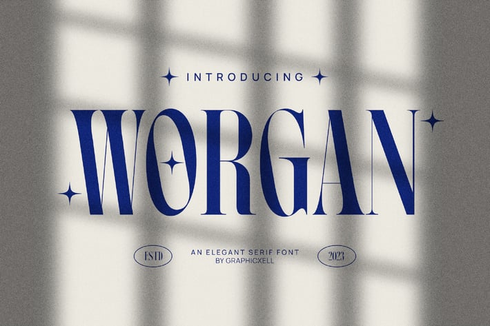 Worgan Elegant Serif Font Typeface