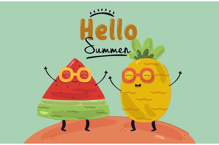 Hello Summer Illustration