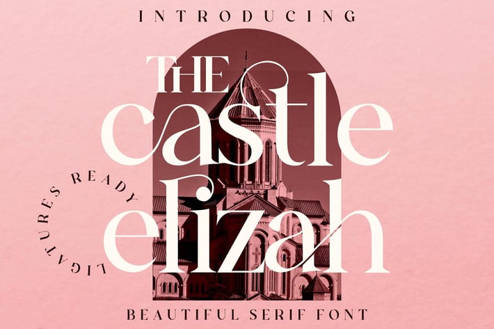 The Castle Elizah Serif Font