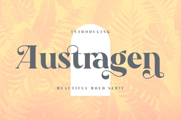 Austragen - Beautiful Display Serif