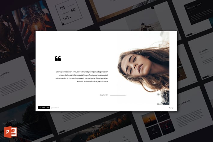 The One Life PowerPoint Template