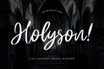 Holyson Calligraphy Wedding Font