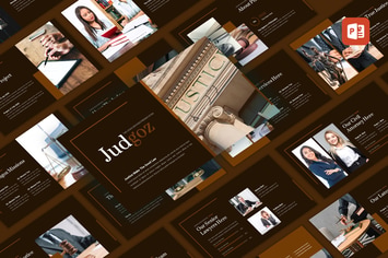 Judgoz - Law Presentation PowerPoint Template